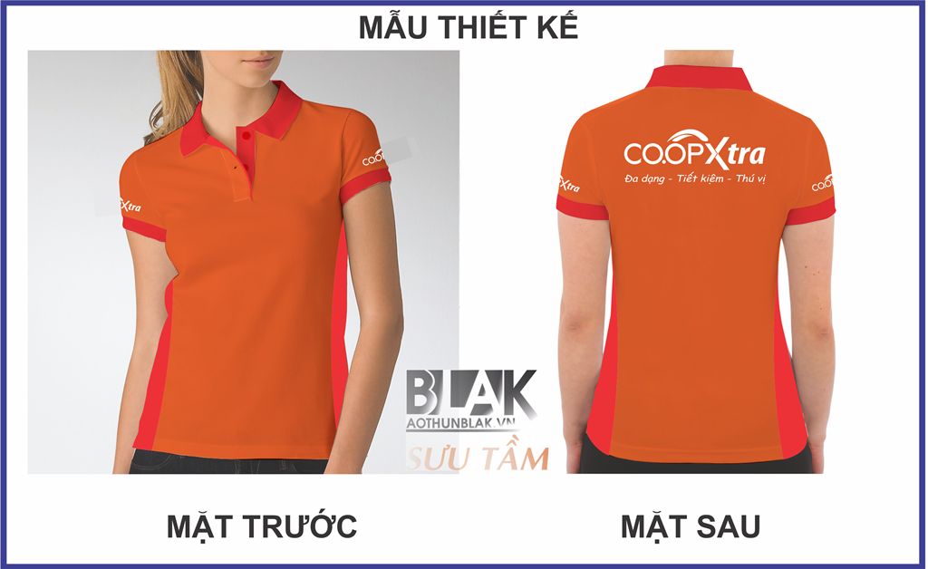 Mẫu thiết kế áo thun đồng phục CoopXtra