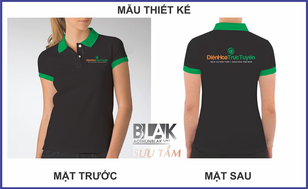 Mẫu thiết kế áo thun đồng phục Điện Hoa Trực Tuyến