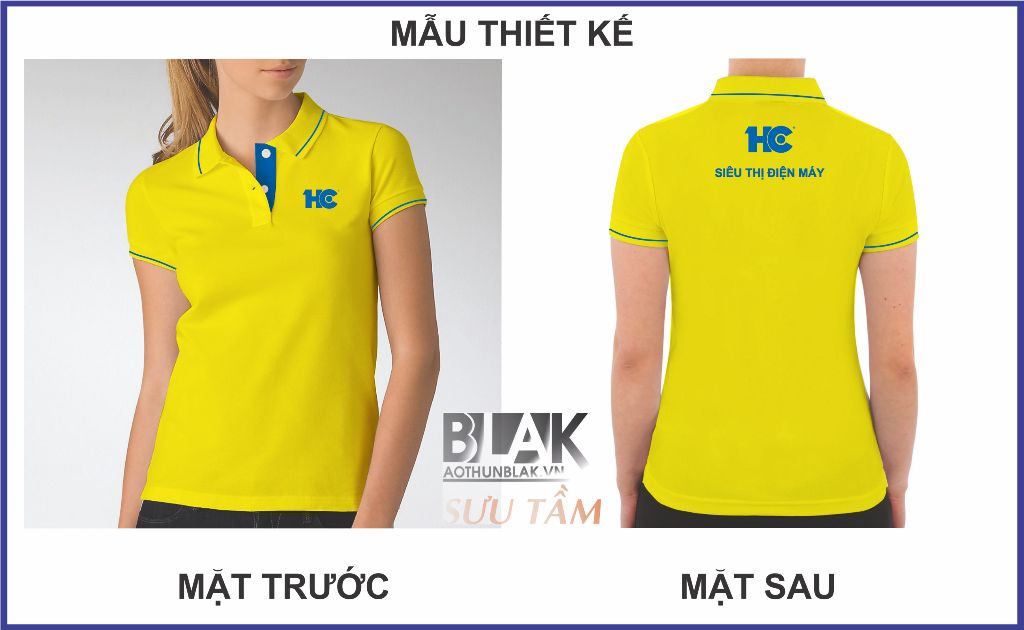 Mẫu áo thun đồng phục nhân viên siêu thị Điện Máy