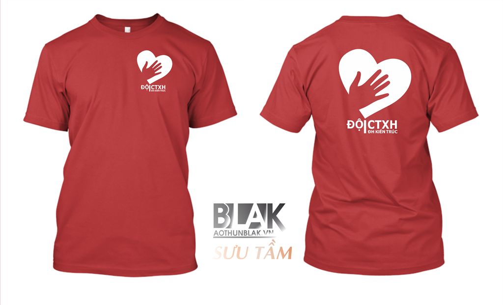 Mẫu thiết kế áo thun đồng phục Đội CTXH Kiến Trúc