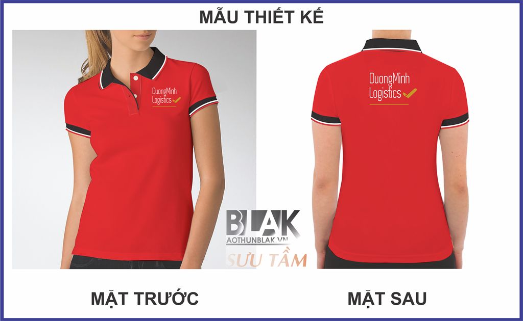 Mẫu thiết kế áo thun đồng phục DuongMinh Logistics