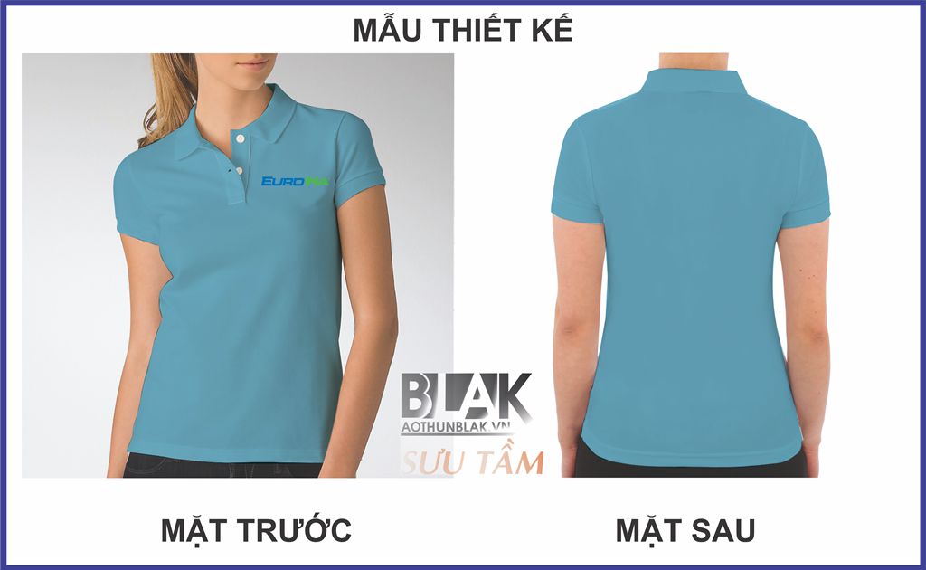 Mẫu thiết kế áo thun đồng phục nhân viên tại công ty cửa nhôm Eroha - Mẫu 1