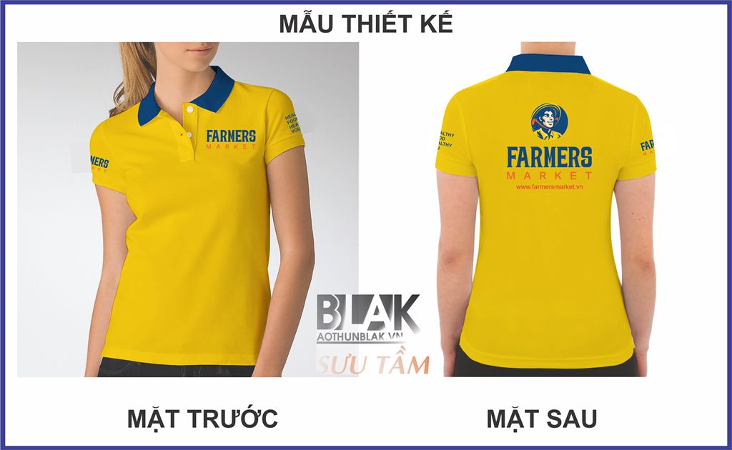 Mẫu thiết kế áo thun đồng phục FarmersMarket