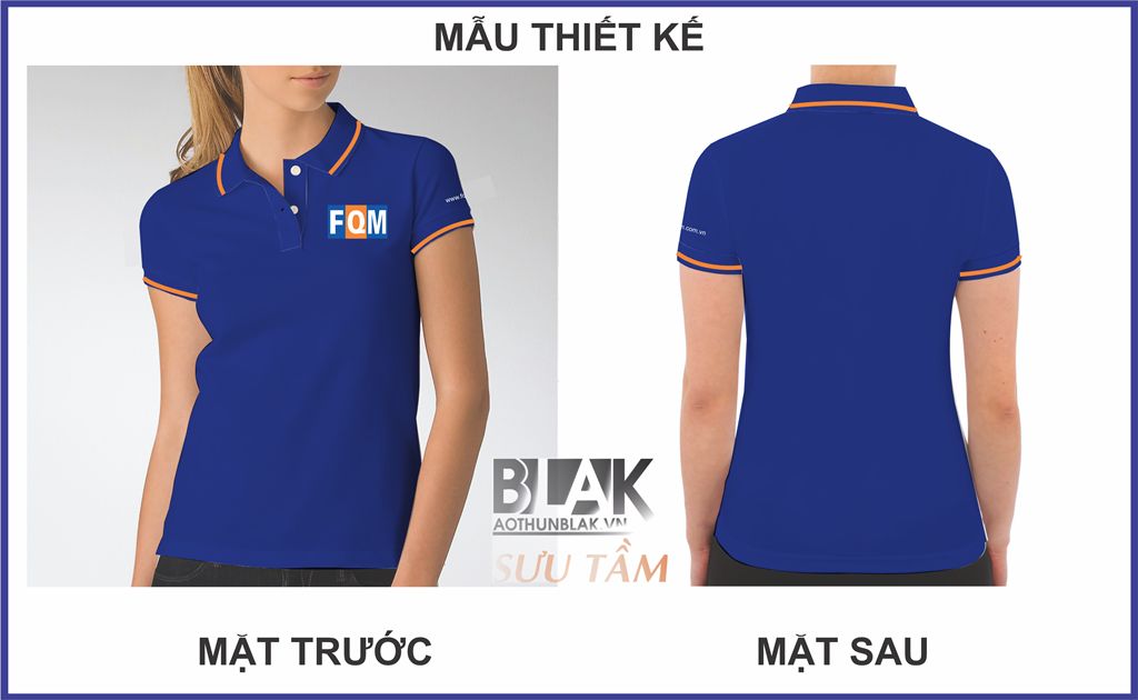 Mẫu thiết kế áo thun đồng phục công ty FQM Corporation