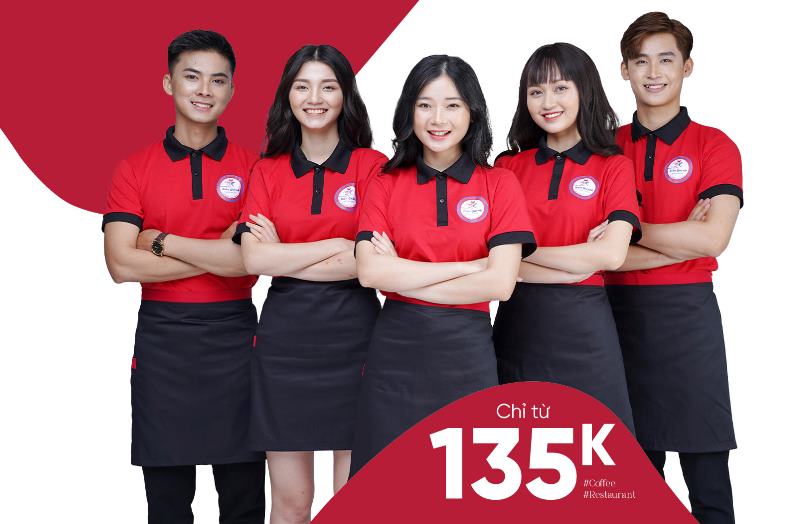 Mẫu áo đồng phục cửa hàng ăn uống