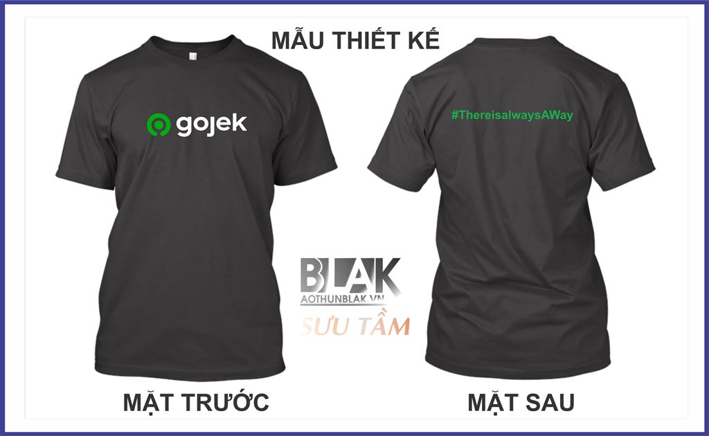 Mẫu thiết kế áo thun đồng phục Gojek