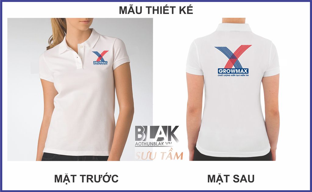 Mẫu thiết kế áo thun đồng phục công ty Thức ăn Thủy sản GrowMax