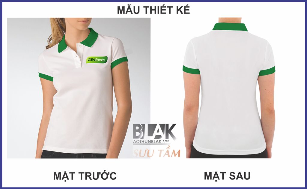 Mẫu áo thun đồng phục công ty Cổ phần GTNfoods