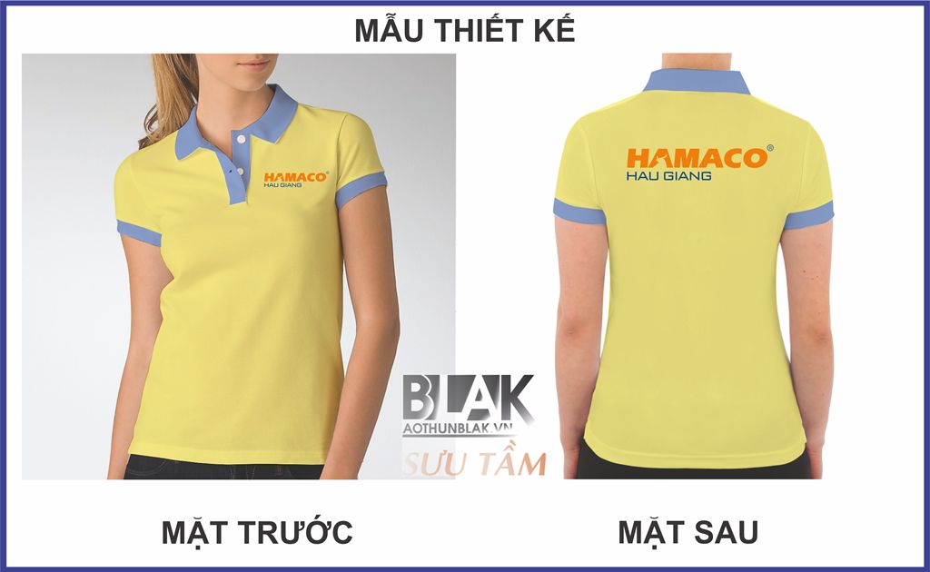Mẫu áo thun đồng phục nhân viên công ty Hamaco - Hình 1