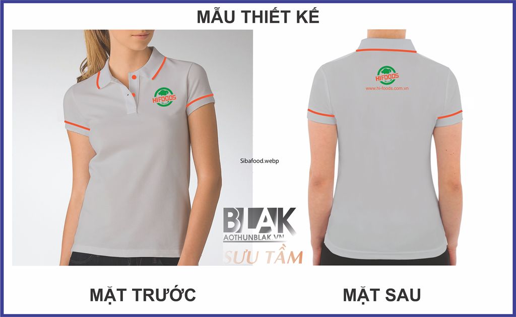 Mẫu thiết kế áo thun đồng phục HI-FOODS
