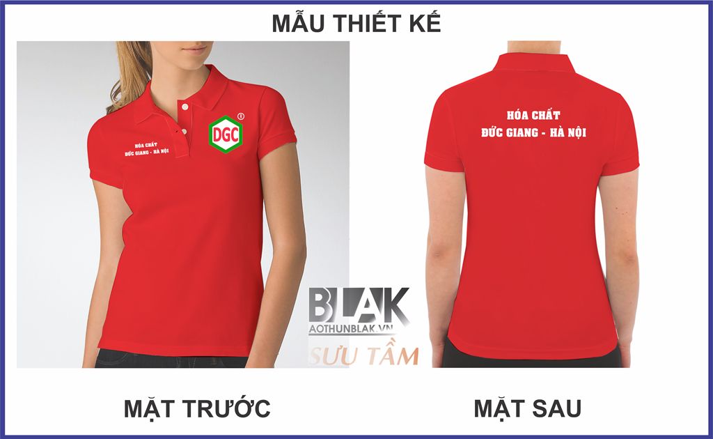 Mẫu áo thun đồng phục nhân viên công ty Hóa Chất Đức Giang - Hình 1