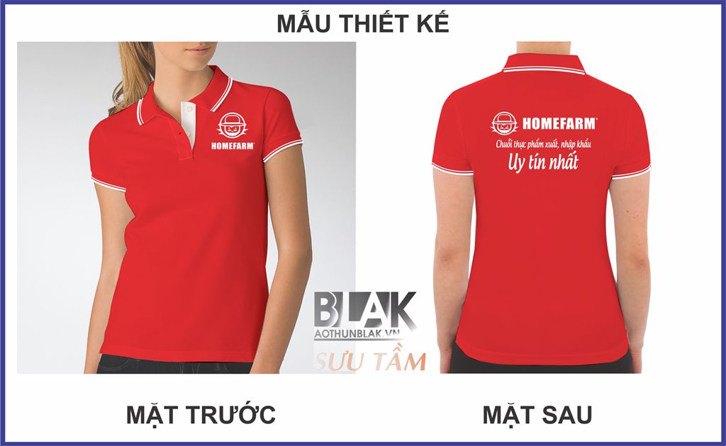 Mẫu thiết kế áo thun đồng phục HomeFarm