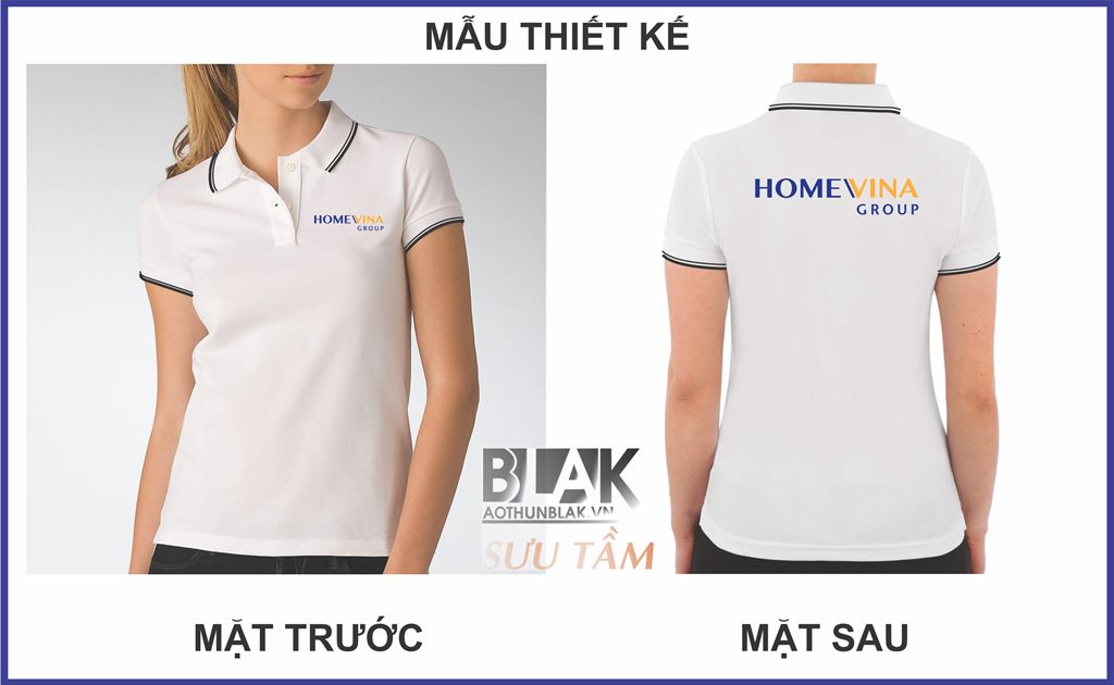 Mẫu thiết kế áo thun đồng phục HomeVina Group