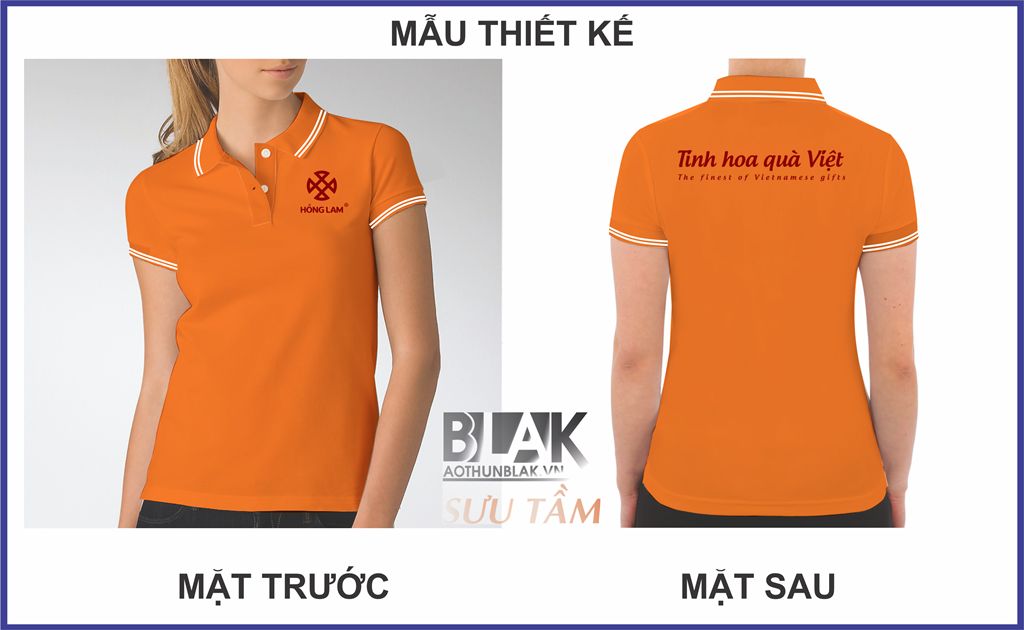 Mẫu thiết kế trang phục nhân viên công ty Hồng Lam mới nhất