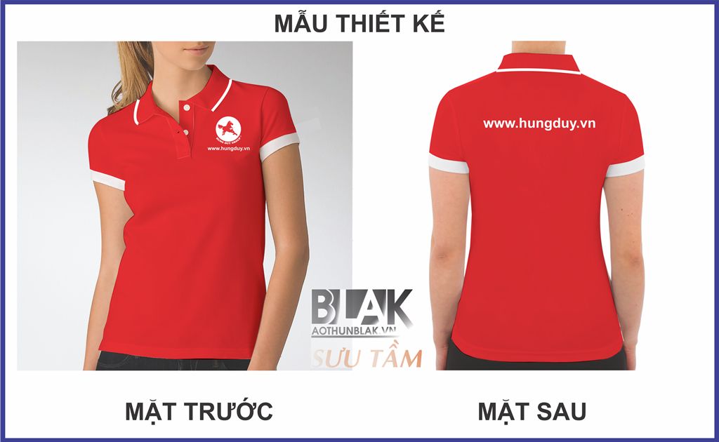 Mẫu thiết kế áo thun đồng phục Hùng Duy Group