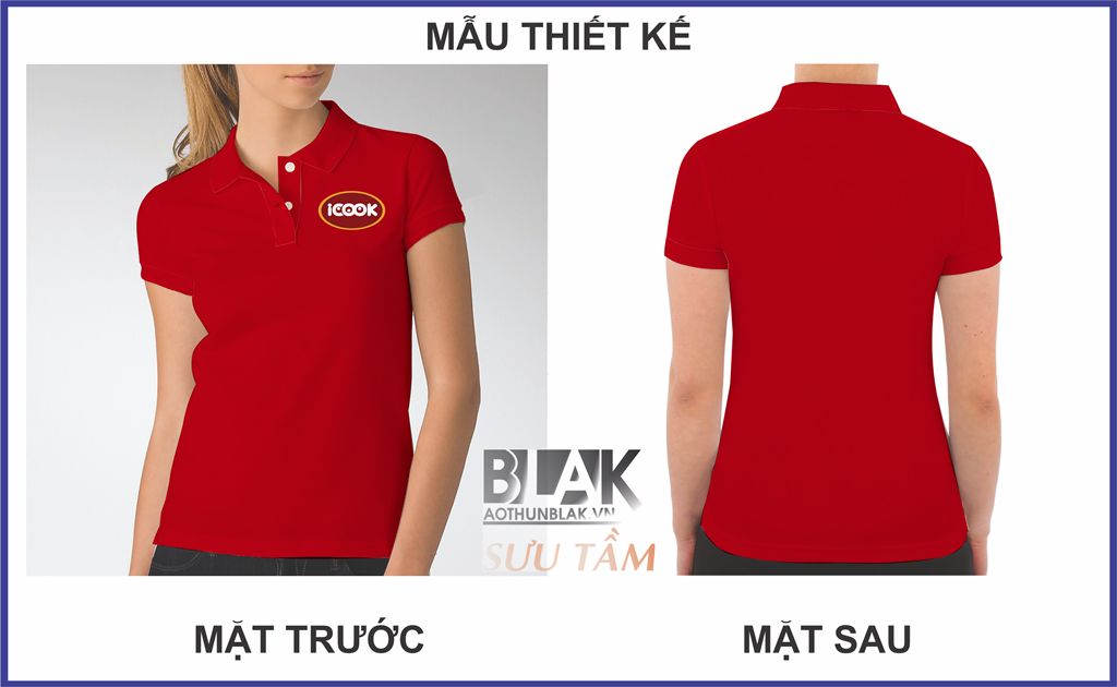 Mẫu thiết kế trang phục nhân viên iCook