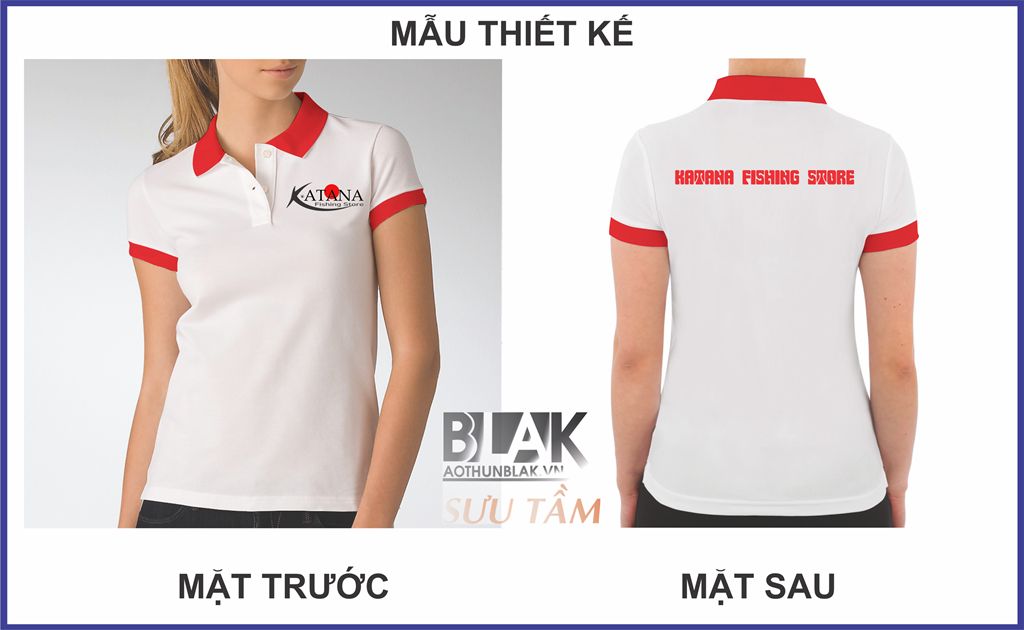 Mẫu thiết kế áo thun đồng phục Katana Fishing Store - Dụng Cụ Câu Cá