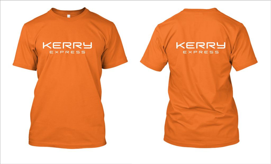 Mẫu thiết kế áo thun đồng phục công ty Kerry Express