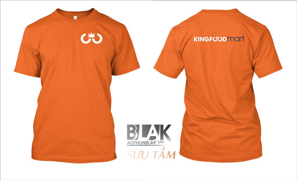 Mẫu thiết kế áo thun đồng phục KingFoodMart