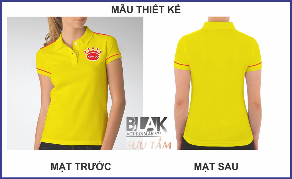 Mẫu thiết kế áo thun đồng phục Kinh Đô