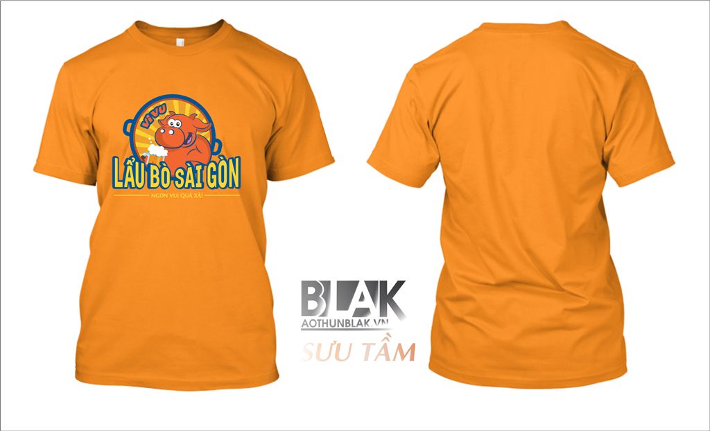 Mẫu thiết kế áo thun đồng phục nhân viên tại nhà hàng