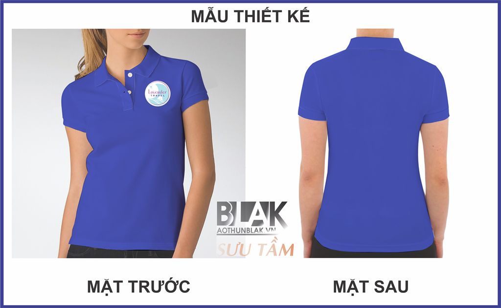 Mẫu thiết kế áo thun đồng phục Lavender Travel
