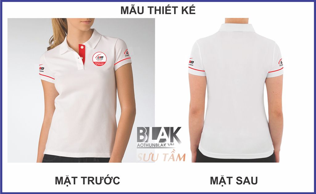 Mẫu thiết kế áo thun đồng phục công ty CP Lê Bảo Minh
