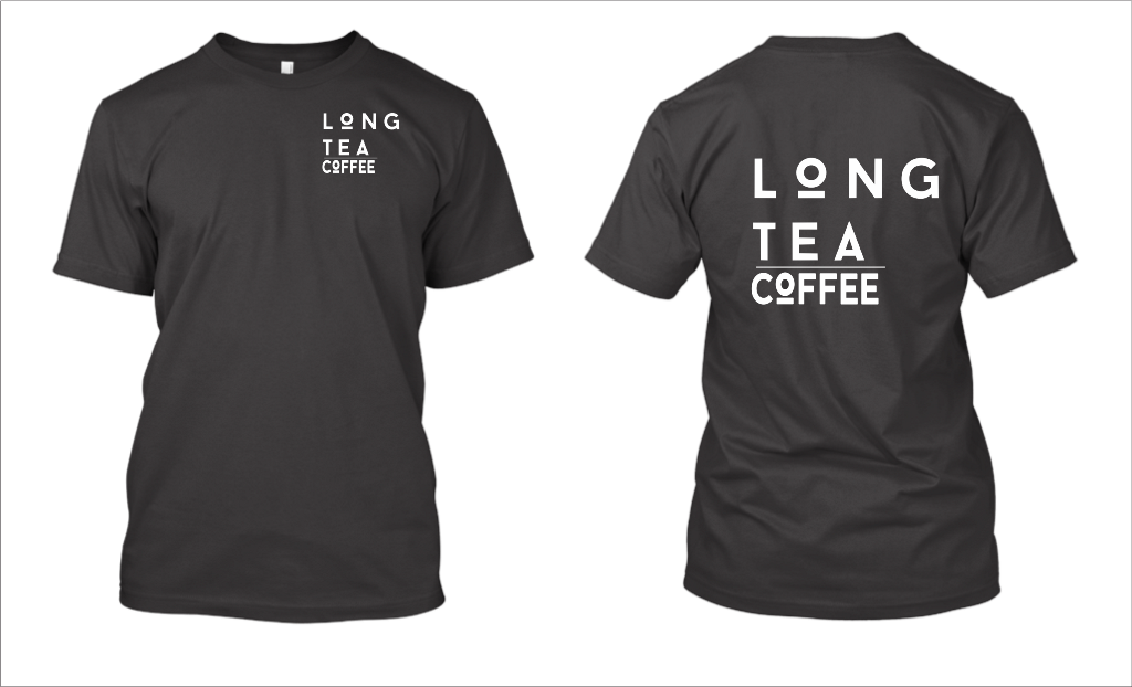 Mẫu thiết kế áo thun đồng phục nhân viên tại Long Tea & Coffee
