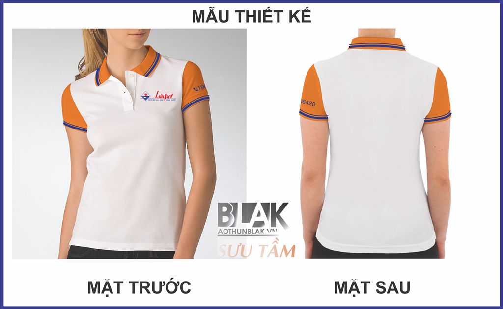 Mẫu thiết kế áo thun đồng phục công ty Lửa Việt Tours