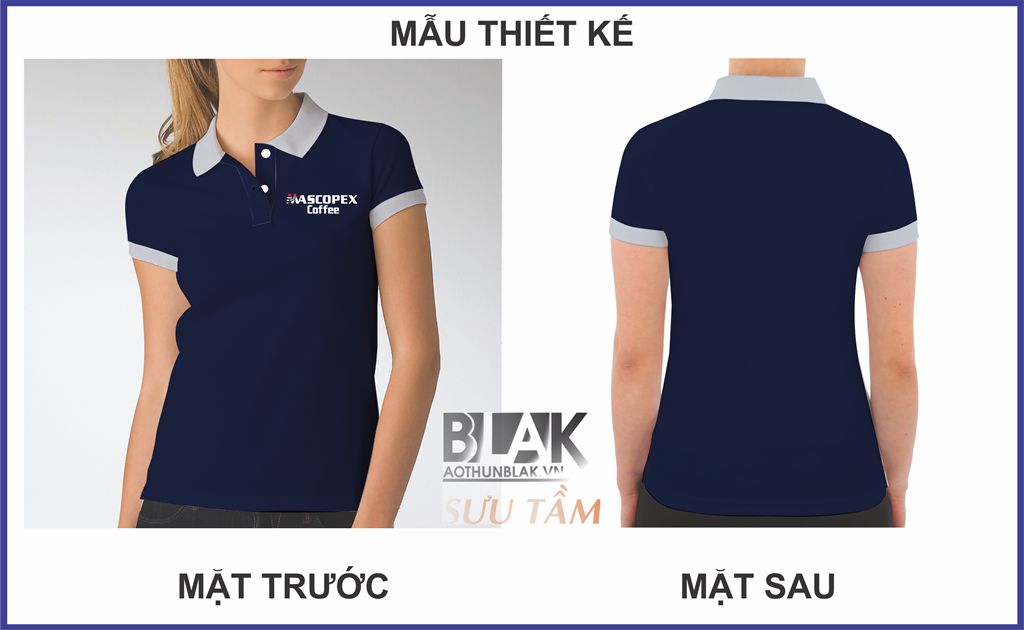 Mẫu thiết kế áo thun đồng phục quán cà phê Mascopex Coffee