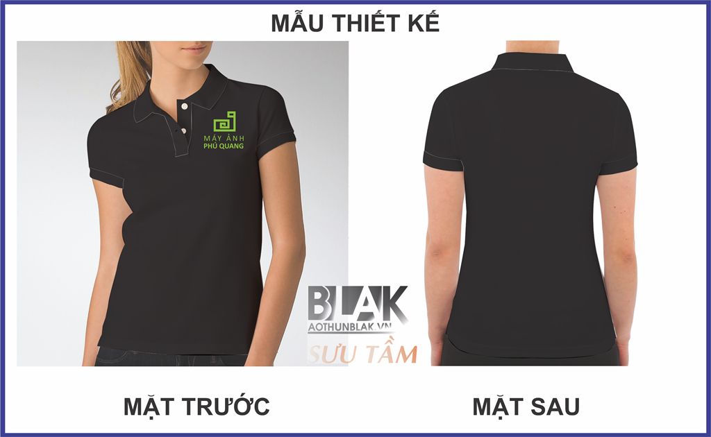 Mẫu thiết kế áo thun đồng phục máy ảnh Phú Quang