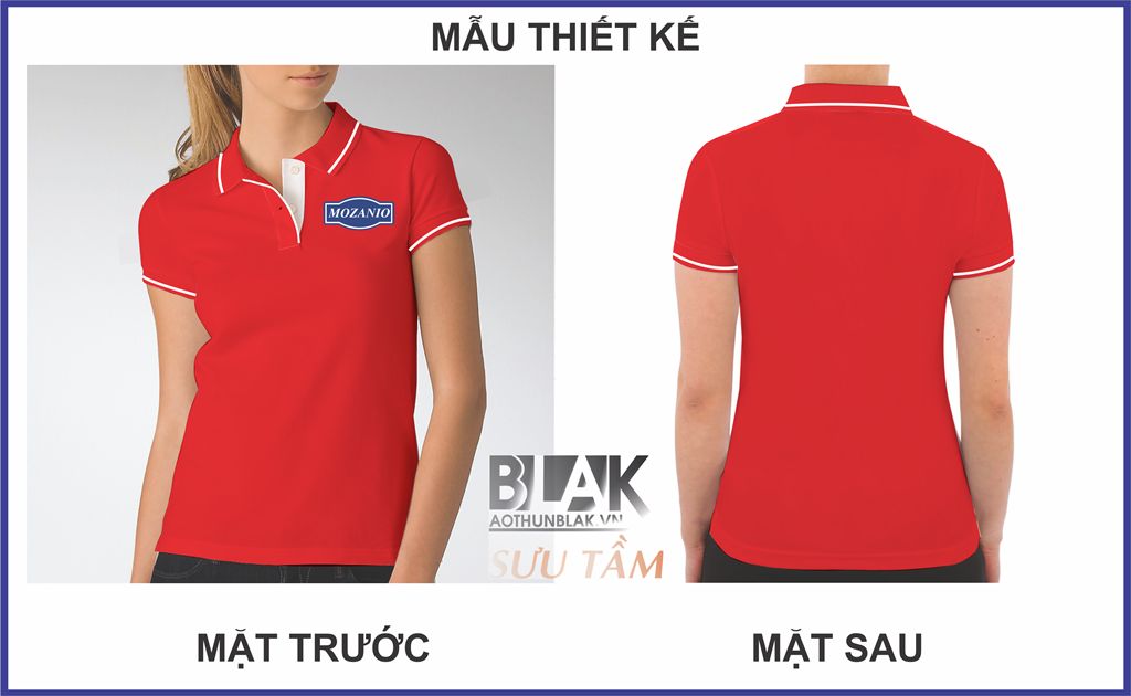 Mẫu thiết kế áo thun đồng phục Mozanio
