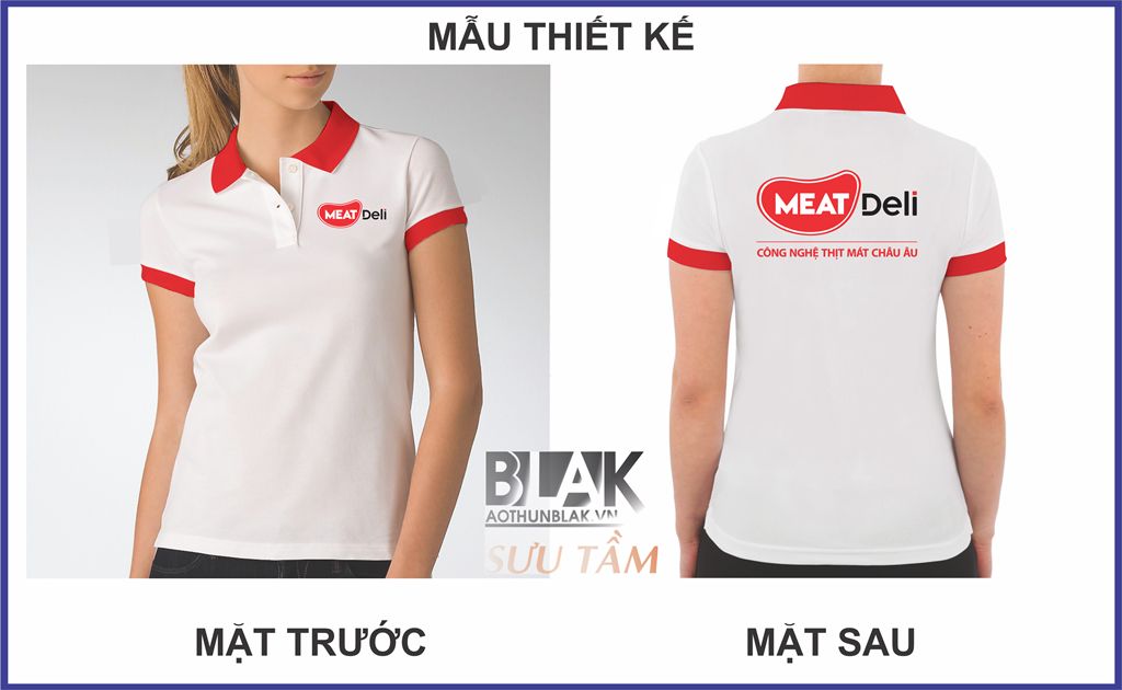 Mẫu thiết kế áo thun đồng phục MeatDeli