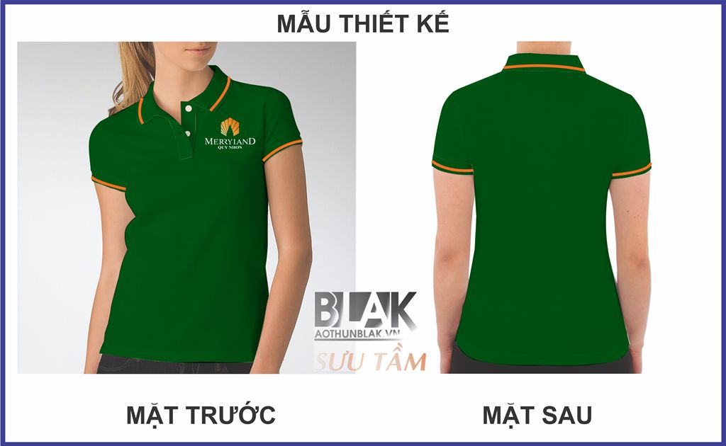 Mẫu thiết kế áo thun đồng phục công ty MerryLand Quy Nhơn