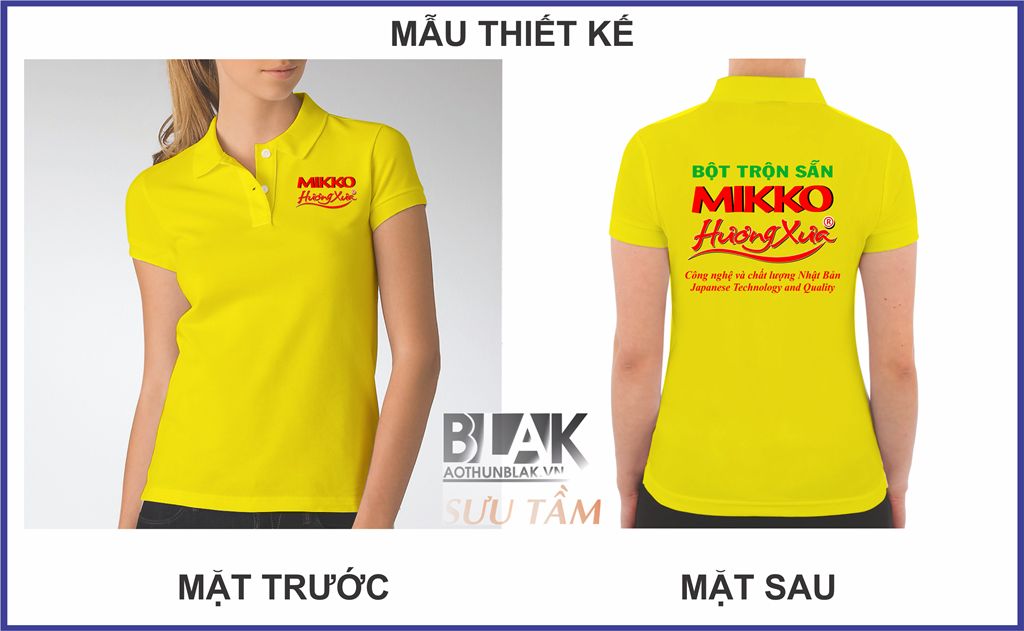 Mẫu thiết kế áo thun đồng phục công ty Mikko Hương Xưa