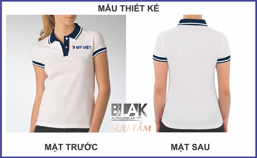 Mẫu thiết kế áo thun đồng phục công ty Việt Mỹ Group