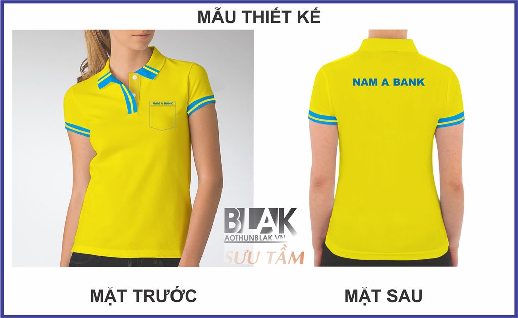 Mẫu thiết kế áo thun đồng phục Ngân hàng Nam Á