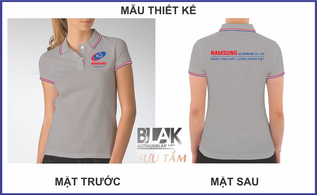 Mẫu thiết kế áo thun đồng phục Nhôm Nam Sung