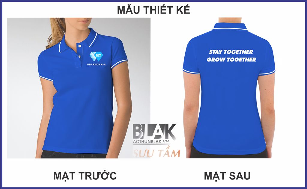Mẫu thiết kế áo thun đồng phục Nha Khoa KIM