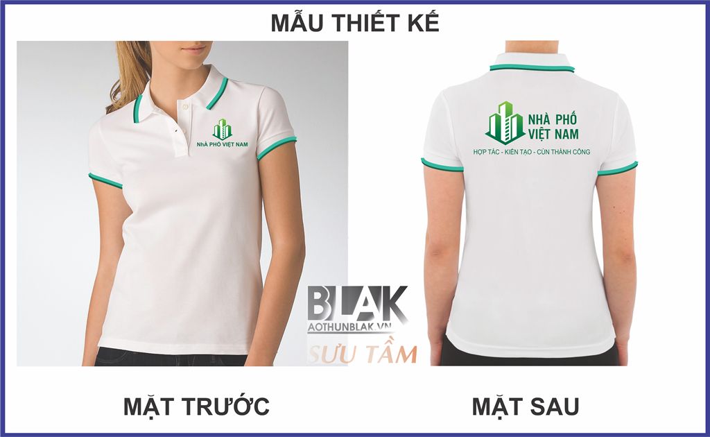 Mẫu thiết kế áo thun đồng phục công ty Nhà Phố Việt Nam