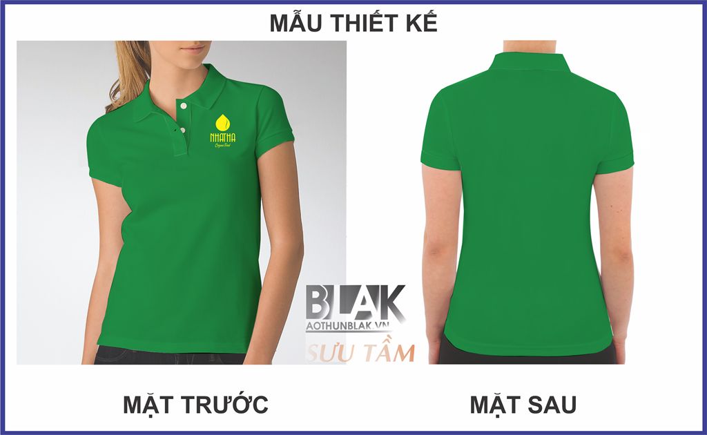 Mẫu thiết kế áo thun đồng Nhat Ha Organics Foods