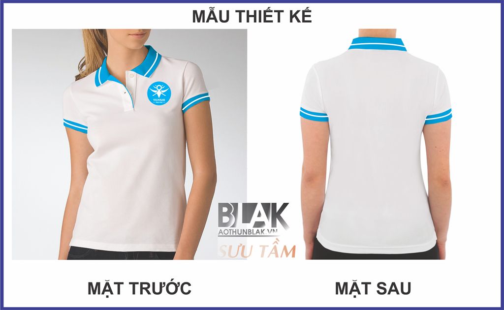 Mẫu thiết kế áo thun đồng phục Nhật Ngữ Tenshi