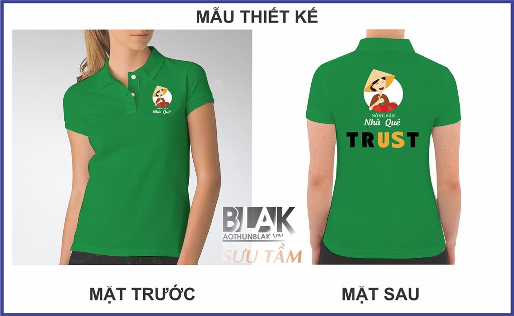Mẫu thiết kế áo thun đồng phục Nông Sản Nhà Quê