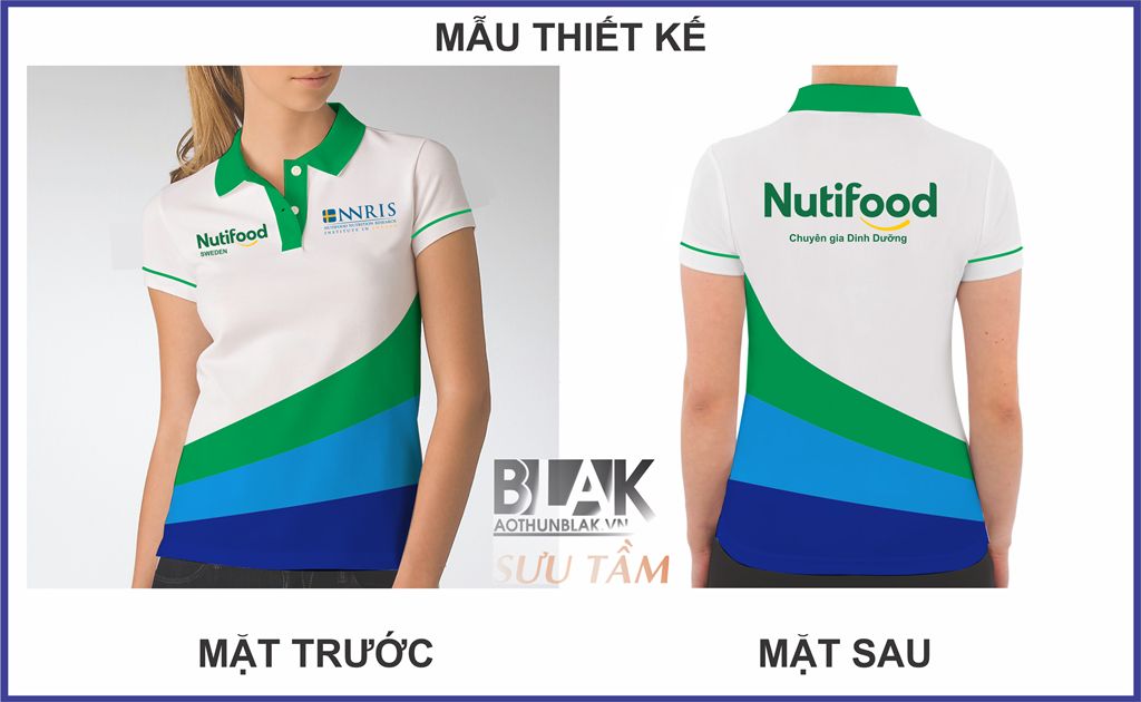 Mẫu thiết kế áo thun đồng phục Nutifood