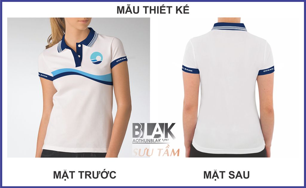 Mẫu thiết kế áo thun đồng phục ngân hàng Đại Dương