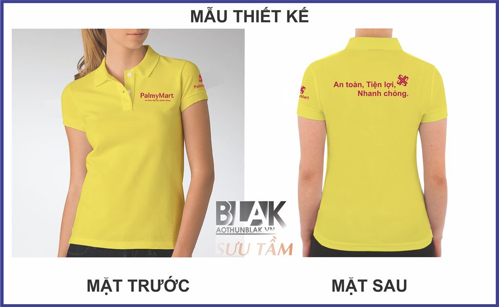 Mẫu thiết kế áo thun đồng phục Palmy Mart