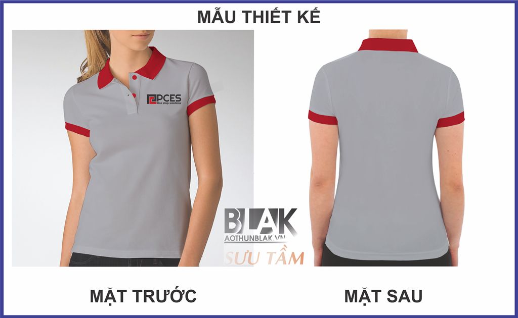 Mẫu thiết kế áo thun đồng phục công ty Giải Pháp Doanh Nghiệp P&C