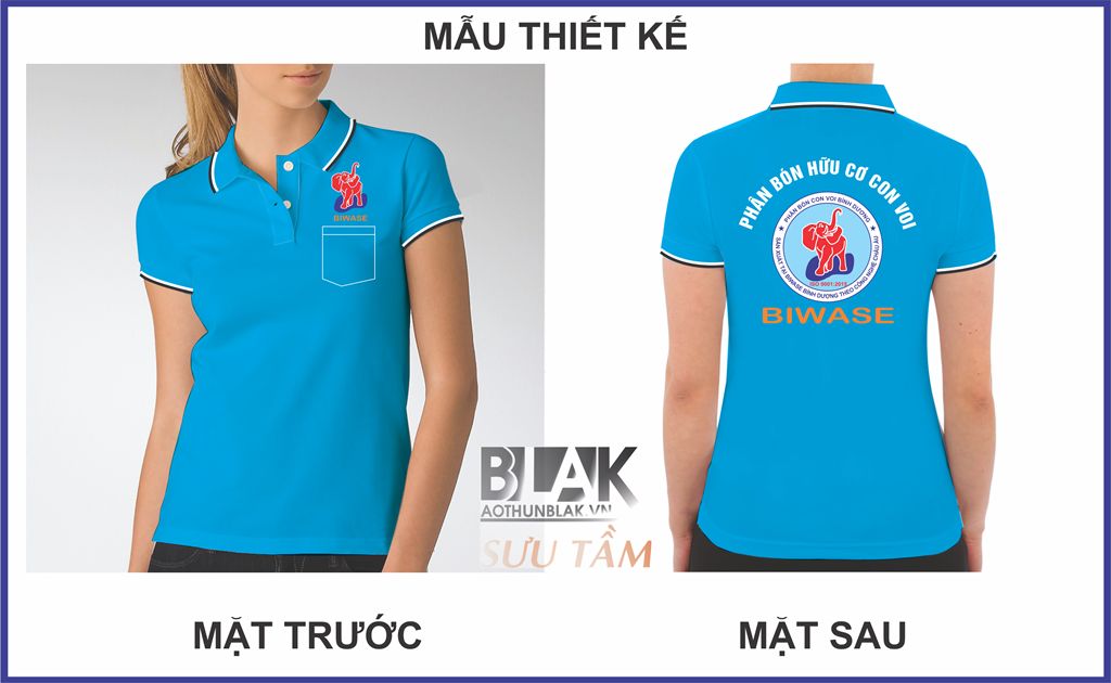 Mẫu thiết kế áo thun đồng phục Phân hữu cơ Con Voi Bình Dương