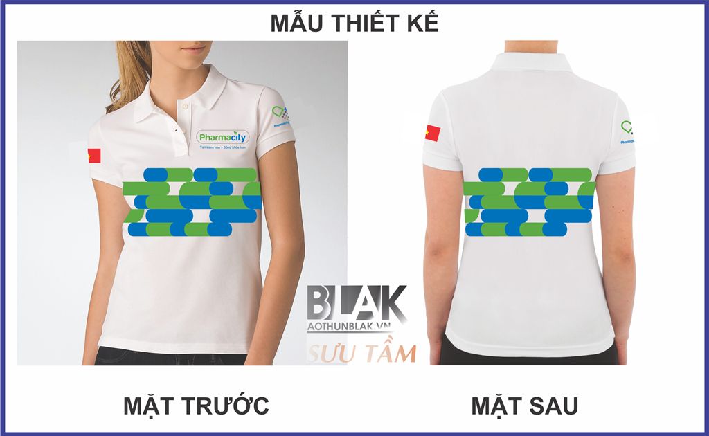 Mẫu thiết kế áo thun đồng phục Pharmacity