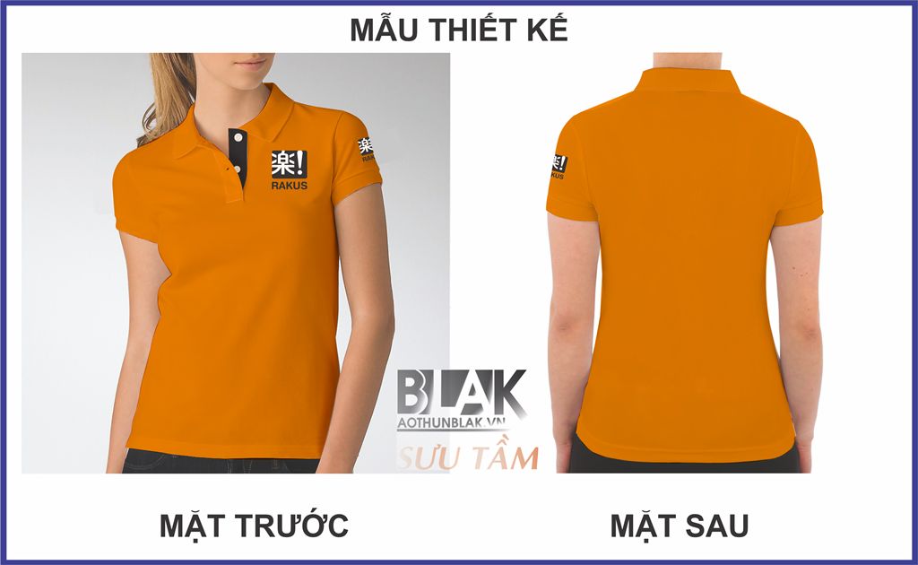 Mẫu thiết kế áo thun đồng phục công ty Rakus Việt Nam